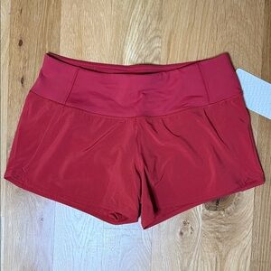 lululemon athletica Women's Bold Red Athletic Shorts